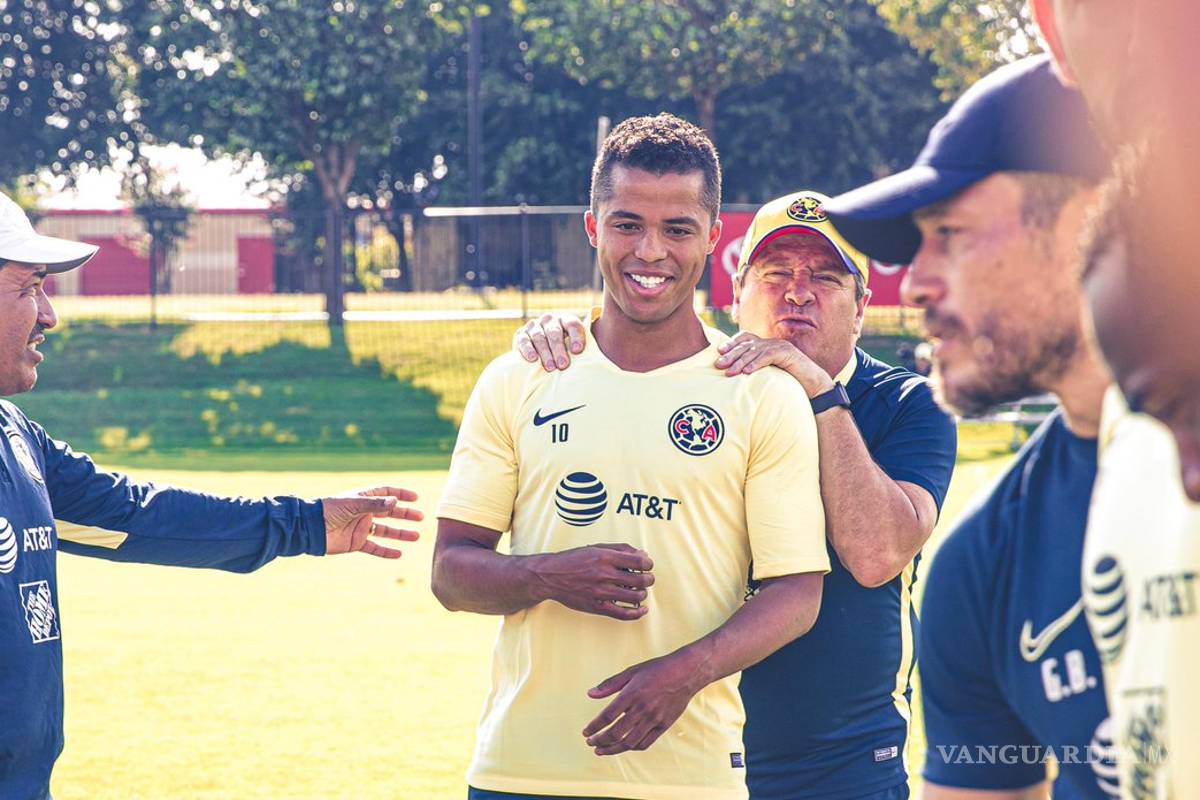 Giovani dos Santos ya entrena con el América