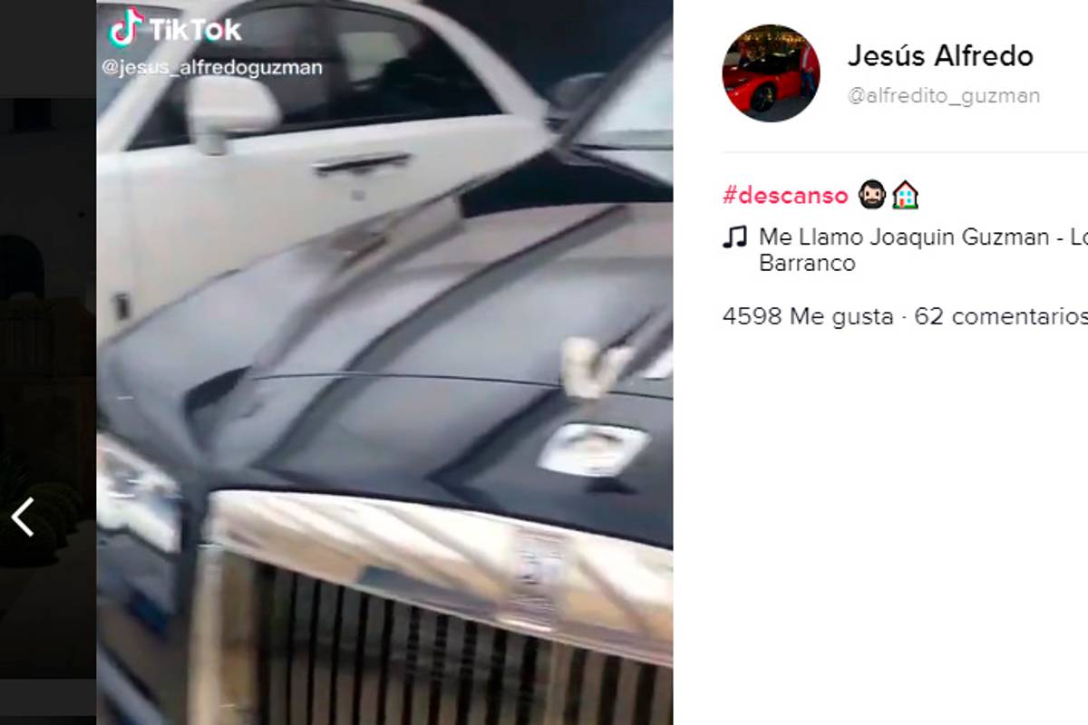 'Alfredillo', el hijo de 'El Chapo' Guzmán, abre TikTok y presume sus lujos