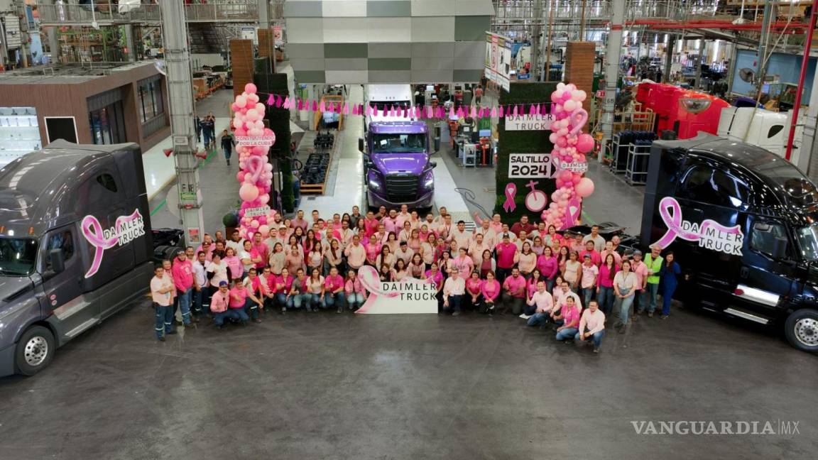 Daimler Truck Saltillo conmemoró el Día Internacional de Concientización sobre el Cáncer de Mama