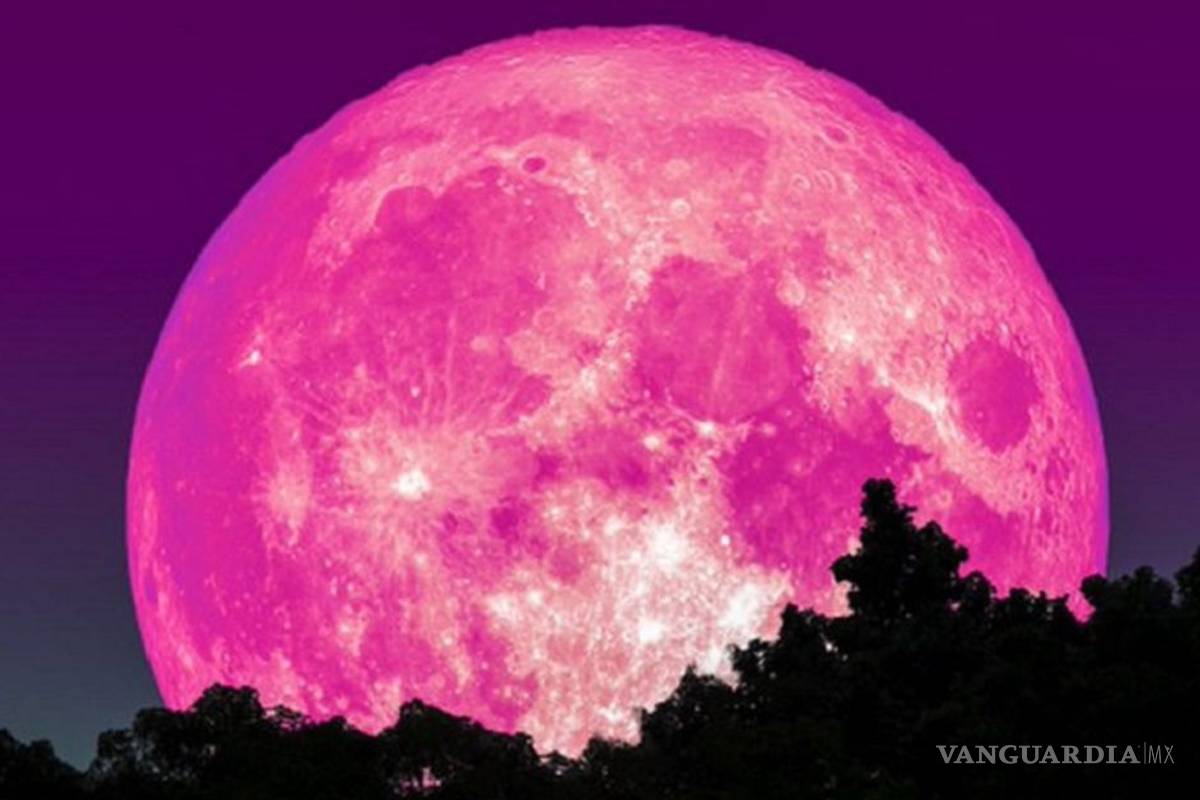 Así se vio la 'Luna Rosa'; usuarios comparten sus mejores fotos