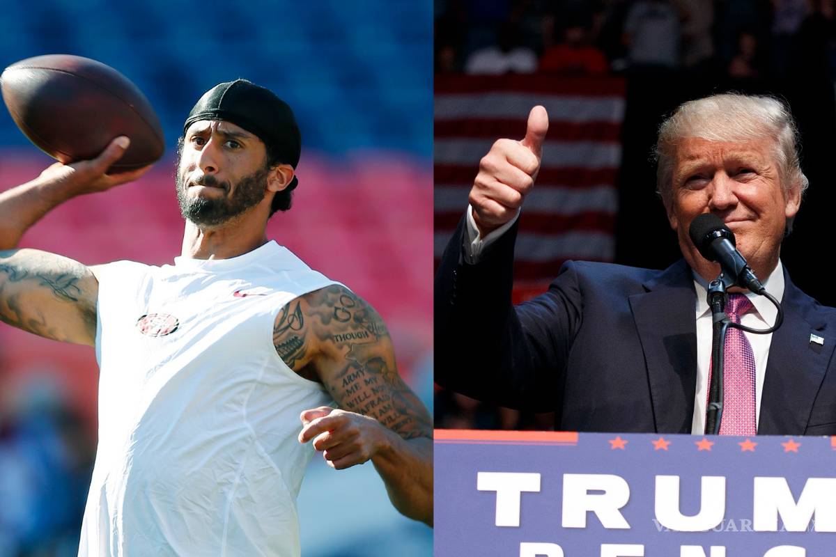 Donald Trump le pide a Kaepernick que emigre de Estados Unidos