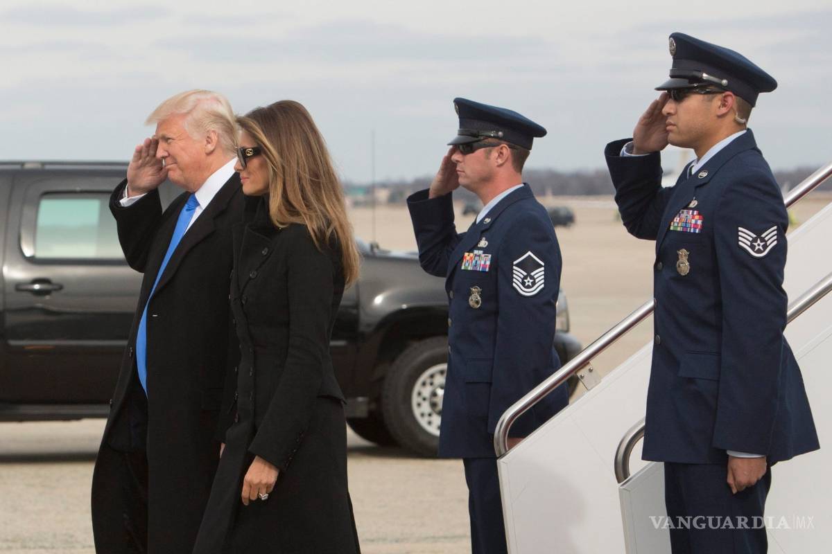 ¡Trump llega a Washington! Ya está listo para dar inicio a los actos de su investidura