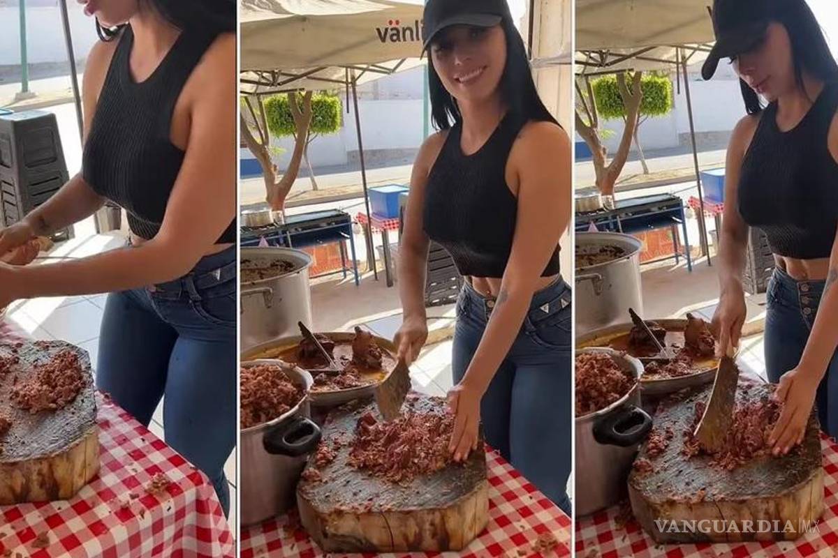 Ricos tacos, pero de ojo; taquera ‘enamora’ con su escultural figura en TikTok