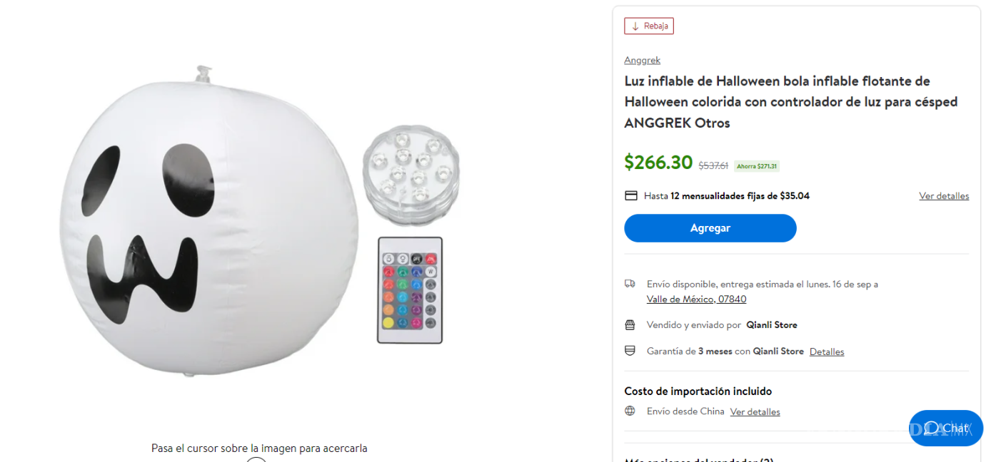 $!Walmart adelanta Halloween con grandes descuentos en decoraciones inflables; estas son las mejores ofertas