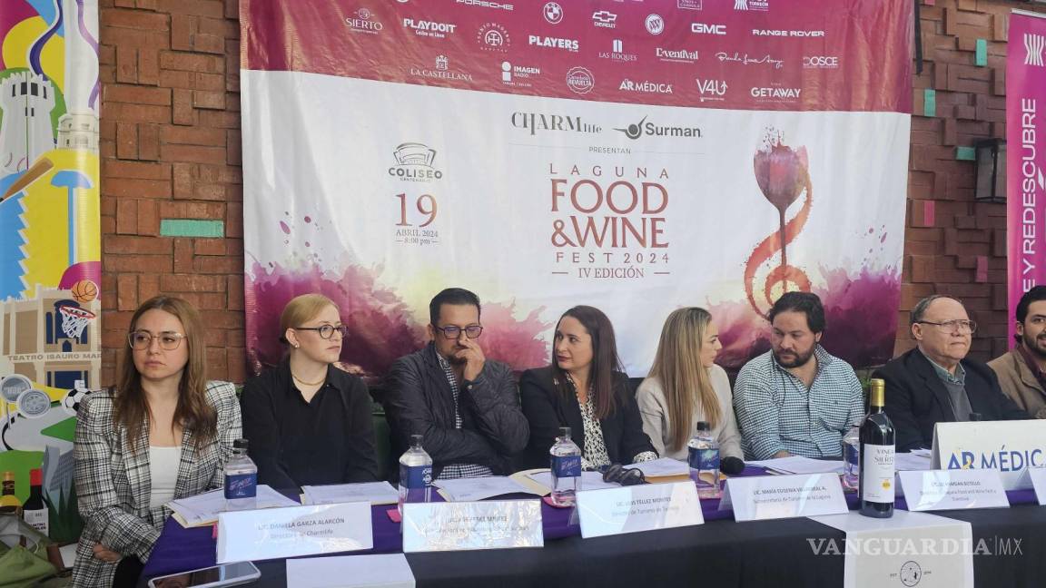 Presentan en Torreón el Laguna Food and Wine Fest para el mes de abril