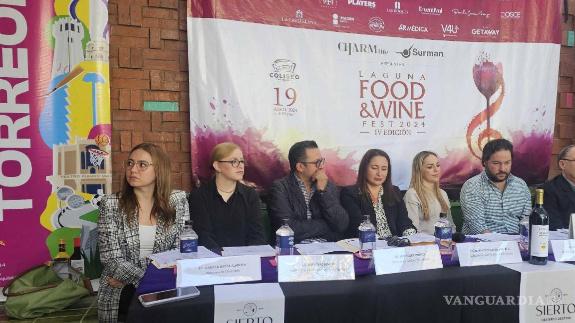 Presentan en Torreón el Laguna Food and Wine Fest, abril es el mes elegido