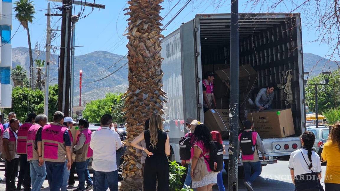 Recibe INE en Torreón material electoral para el 2 de junio, es el primero de dos envíos