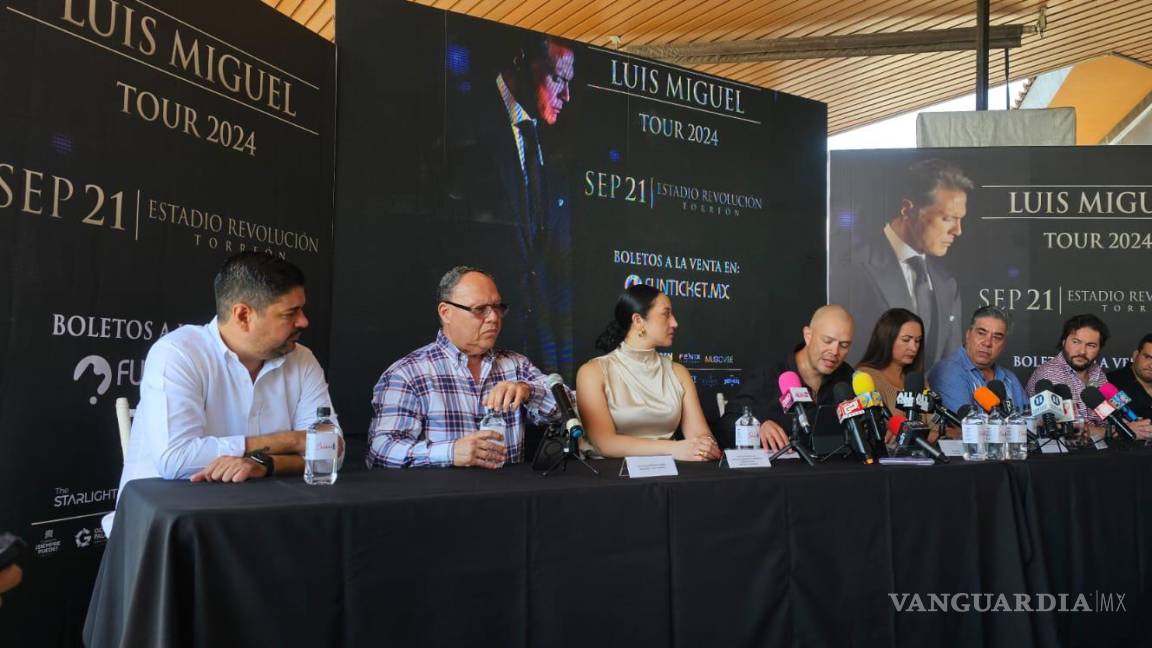 ¡Saldrá ‘El Sol’ en Torreón! Confirman presentación de Luis Miguel en el Estadio Revolución