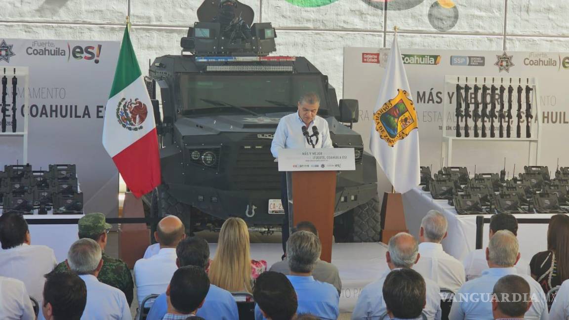 Entregan armas y equipo táctico por 31 mdp a policías estatales con destacamento en Torreón