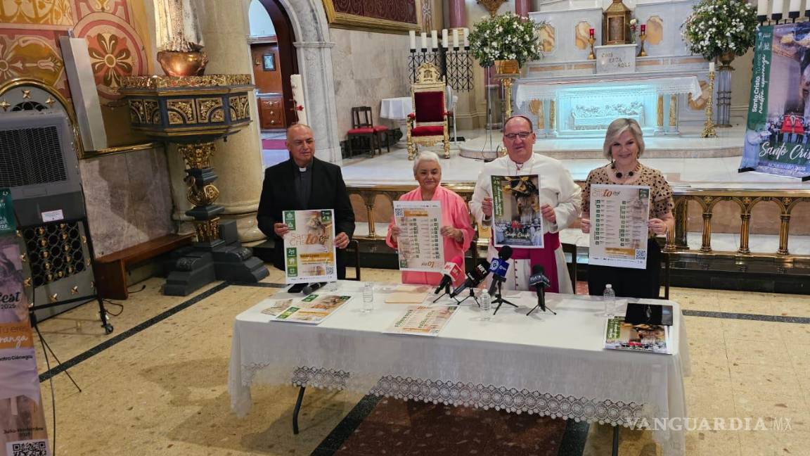 $!Se espera la asistencia de alrededor de 20 mil personas durante las diversas actividades del Santo Cristo Fest 2025 en Saltillo y otras ciudades.