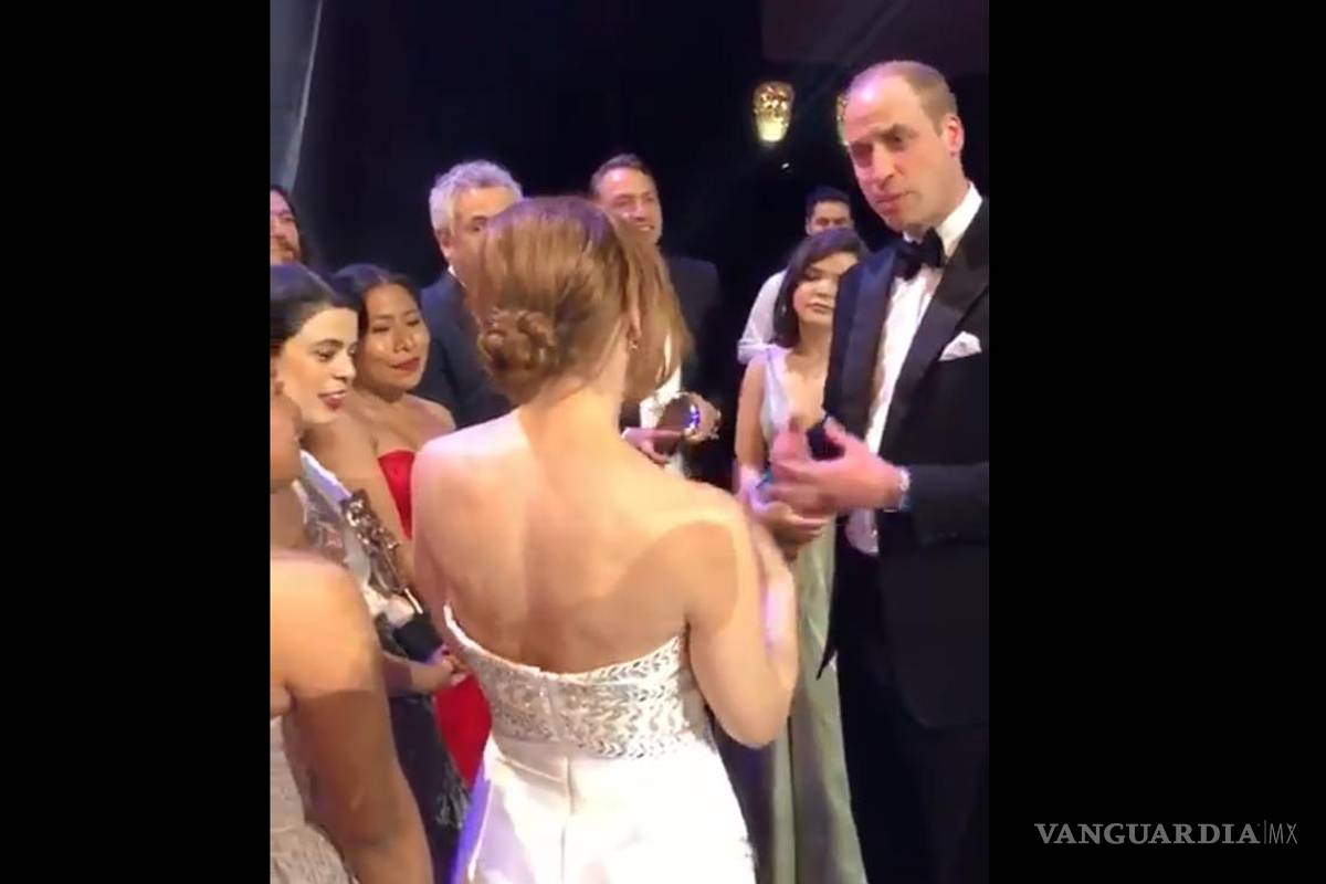 El príncipe William de Inglaterra se encuentra con Alfonso Cuarón, Marina de Tavira y Yalitza Aparicio