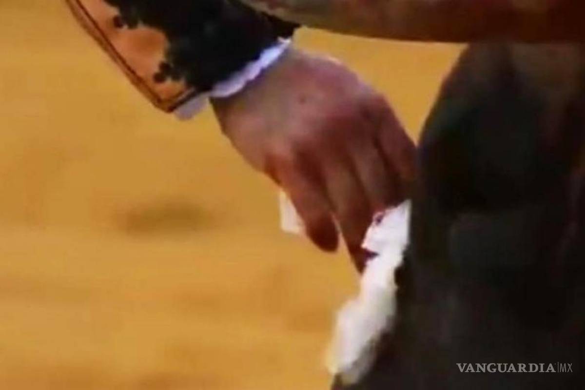 $!Torero limpia las lágrimas a toro que llora de dolor.. ¡y después lo mata! (Video)