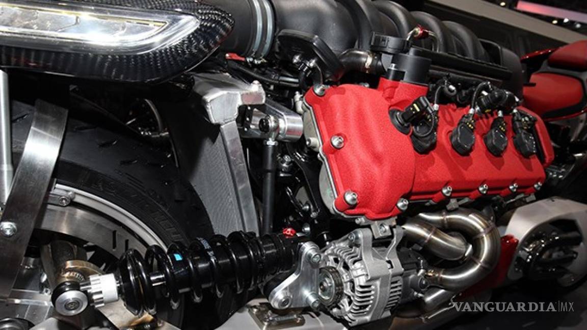 $!Lazareth LM 847, bestial motocicleta con alma Maserati