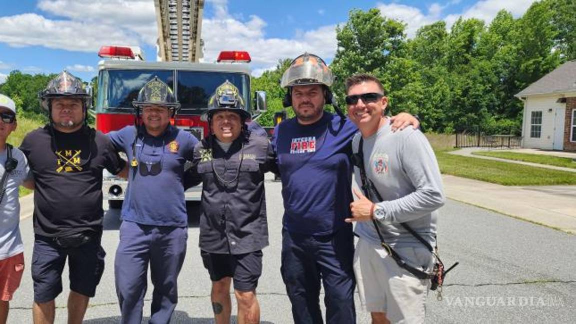 $!El curso en Greensboro, Carolina del Norte, permitió a bomberos mexicanos acceder a una formación de alto nivel en técnicas especializadas para combatir incendios estructurales.