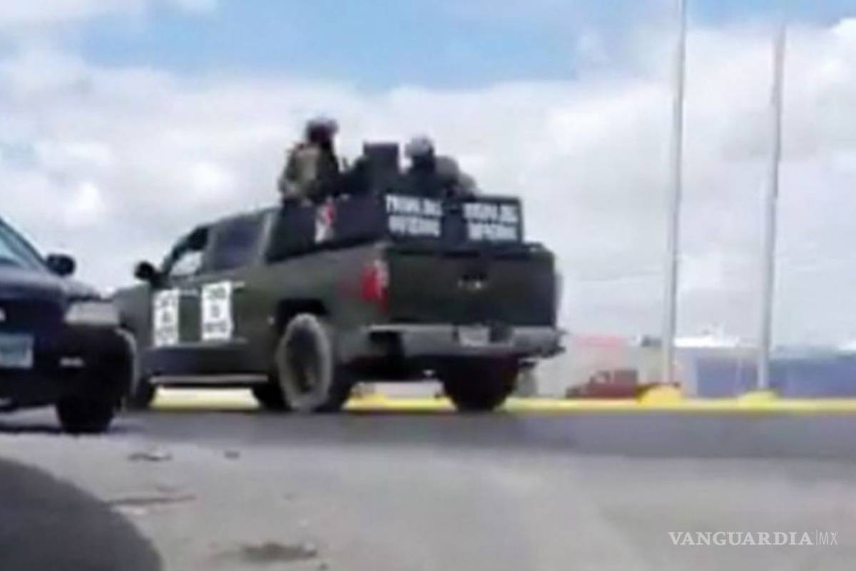 Surge la 'Tropa del Infierno', brazo armado del Cártel del Noreste... desatan balacera en Nuevo Laredo y hieren a 3 policías (video)