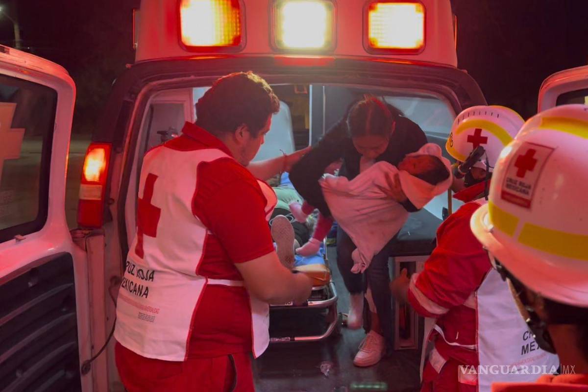 $!Resultaron lesionadas dos mujeres y una menor de edad.