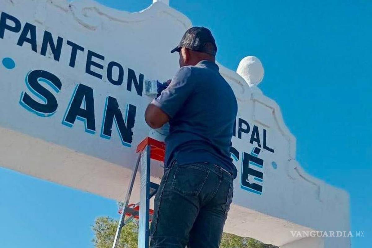 Encabezan jornada de limpieza en el Panteón de Cuatro Ciénegas