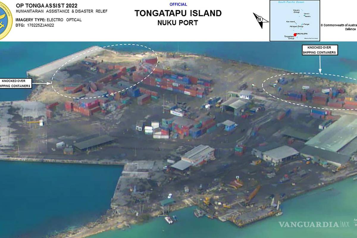 Tonga busca recuperarse tras la erupción volcánica y tsunami, en imágenes