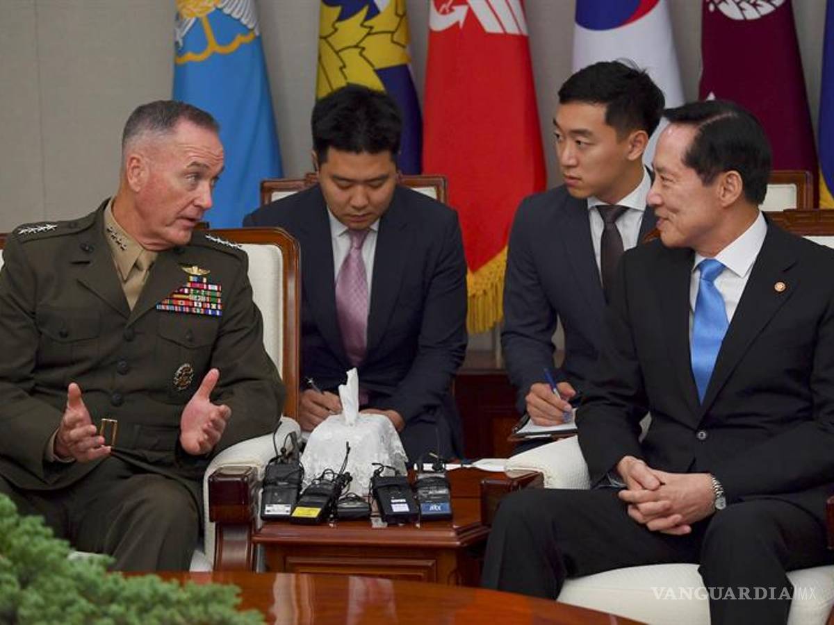 $!Aboga Joseph Dunford por la vía "diplomática y económica" ante Corea del Norte