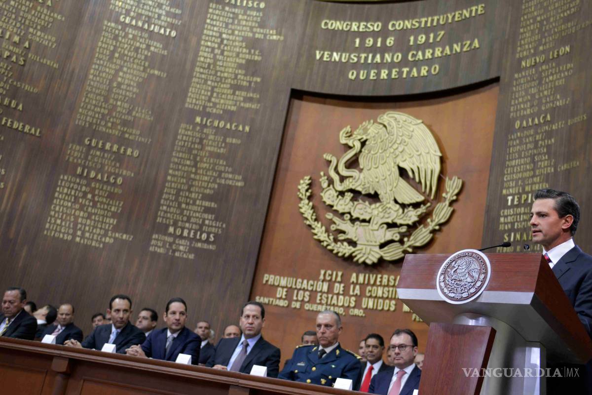 La Constitución es el pilar de las instituciones: Peña Nieto