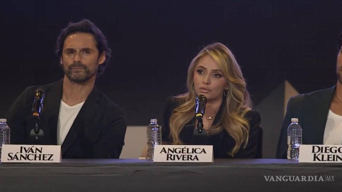 $!El triángulo de protagonistas es conformado por Angélica Rivera, Iván Sánchez y Diego Klein.