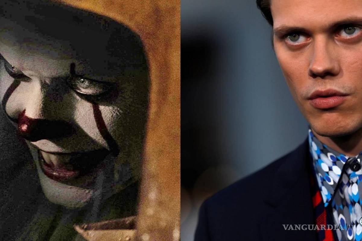 Bill Skarsgard aterroriza sonriendo como Pennywise sin maquillaje