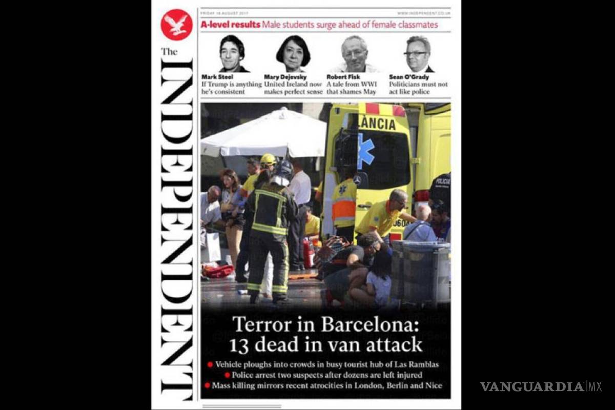 Lamenta el mundo atentado en Barcelona