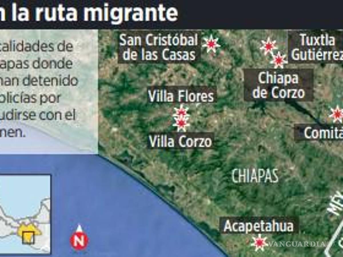 $!Aseguran que policías en frontera sur obedecen al crimen organizado