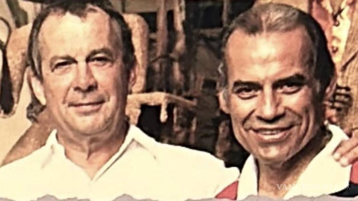 $!Con su amigo Mauricio Fernández Garza. QEPD.