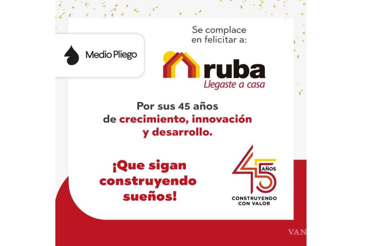 Ruba cumple 45 años marcando el rumbo de la vivienda en México