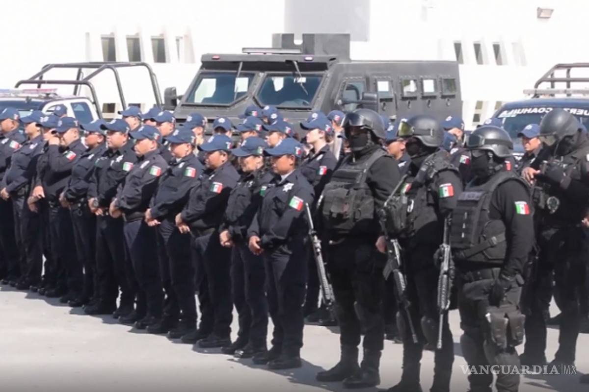 Envían a 25 aspirantes a policías municipales de Piedras Negras a exámenes de Control y Confianza