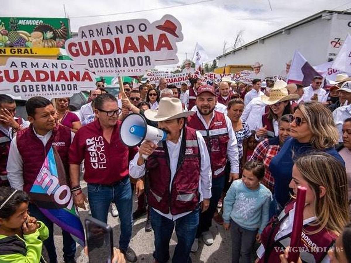 $!Armando Guadiana, candidato por Morena, dijo que Monclova será prioridad para su gobierno.