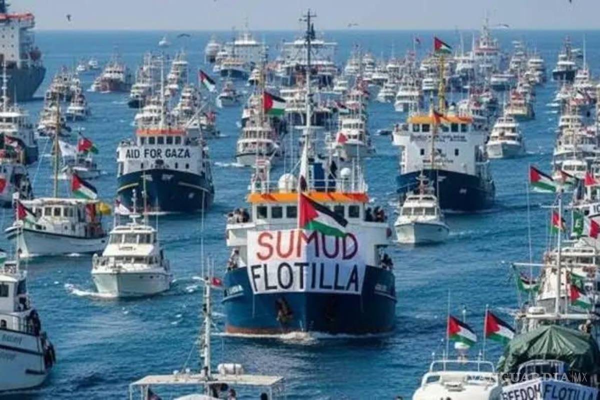 Convocan en Saltillo a ‘cacerolazo’ por mexicanos en flotilla humanitaria hacia Gaza interceptada por Israel
