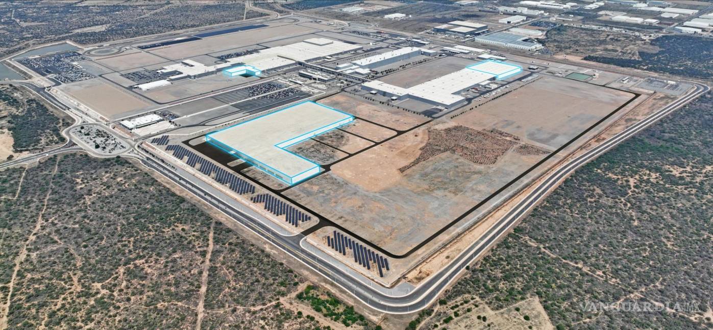 $!Construida a un lado de la armadora de BMW, la nueva planta de baterías tendrá 80 mil metros cuadrados de área de producción.