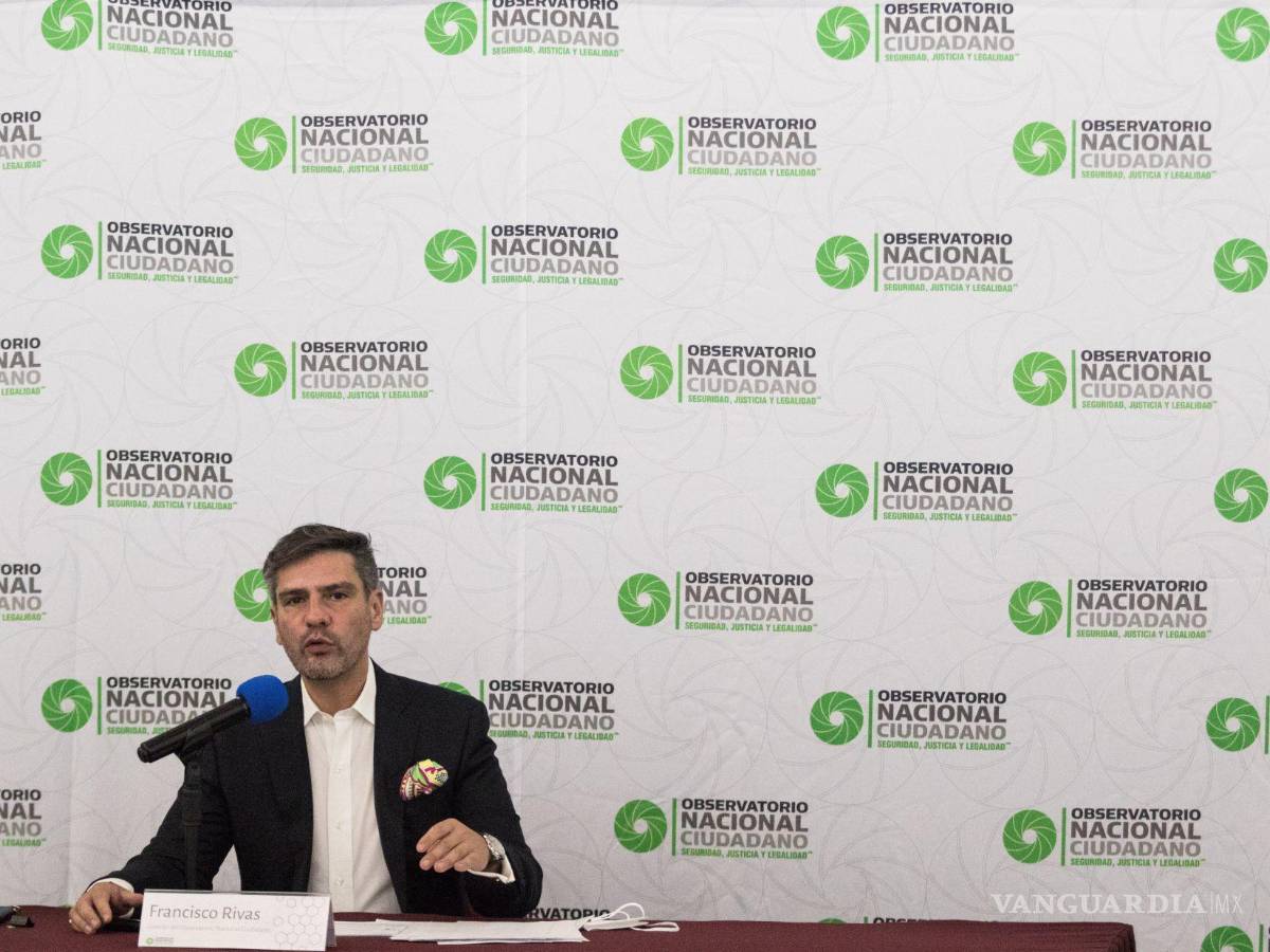 $!Francisco Rivas, director del ONC, subraya que en ningún momento se ha contenido el homicidio y otros delitos han crecido de manera desmedida.