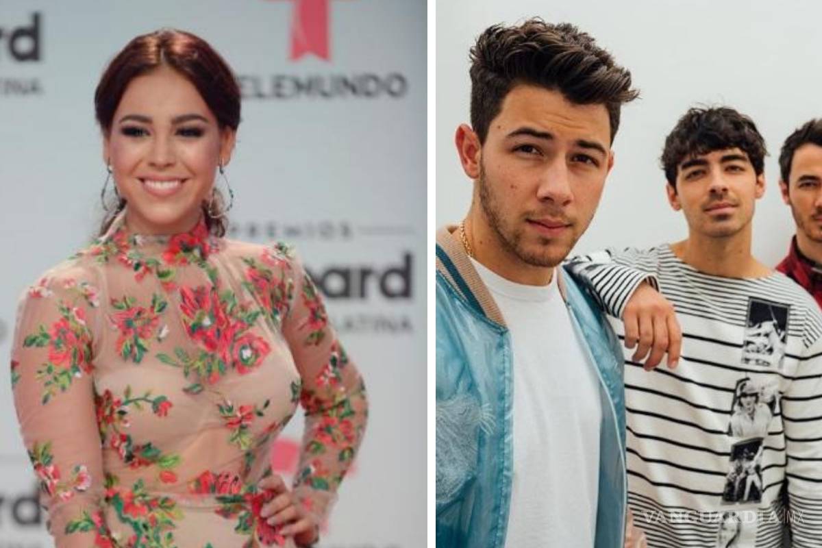 Danna Paola se reencuentra con los Jonas Brothers 10 años después