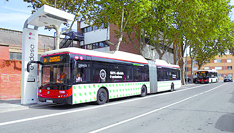 Recargan autobuses del futuro en minutos
