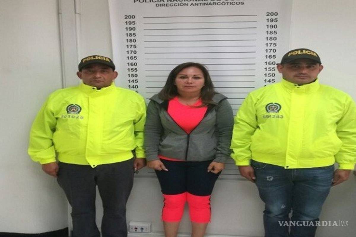 Capturan en Bogotá a narco mexicana conocida como "La dama de hierro"