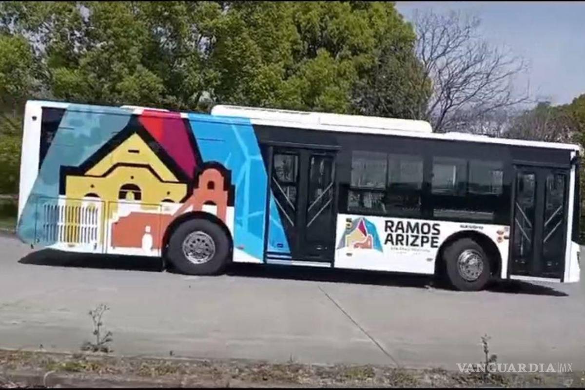 ‘Vamos a cambiar’: Ramos Arizpe lanza nueva ruta gratuita de transporte con camiones modernos