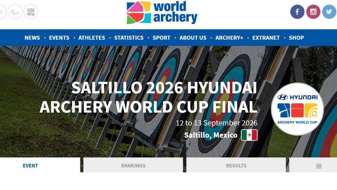 $!La información preliminar del torneo ya aparece en la página oficial de World Archery.