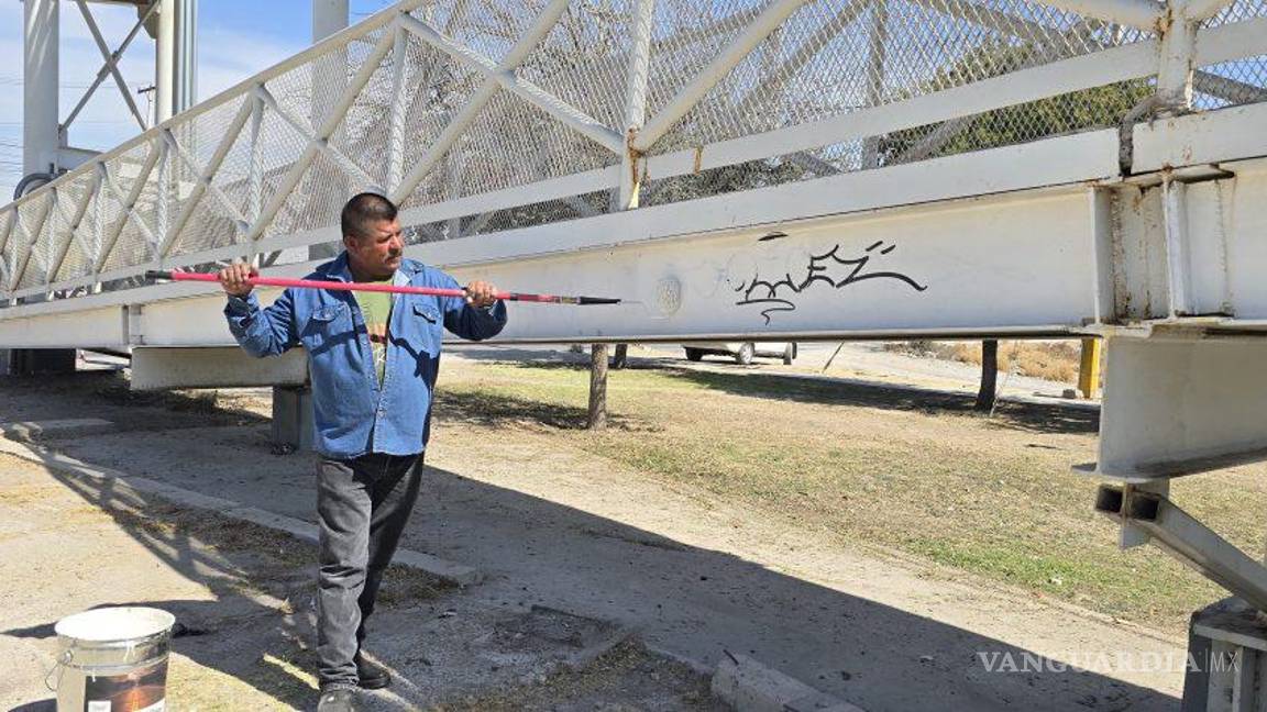 Refuerza Alcaldía de Torreón acciones para el retiro de graffiti