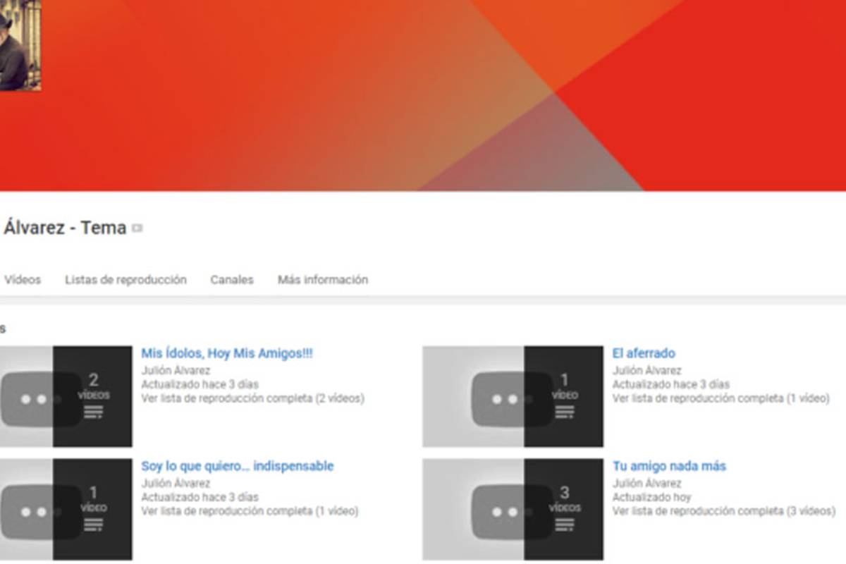 YouTube desaparece videos de Julión Álvarez