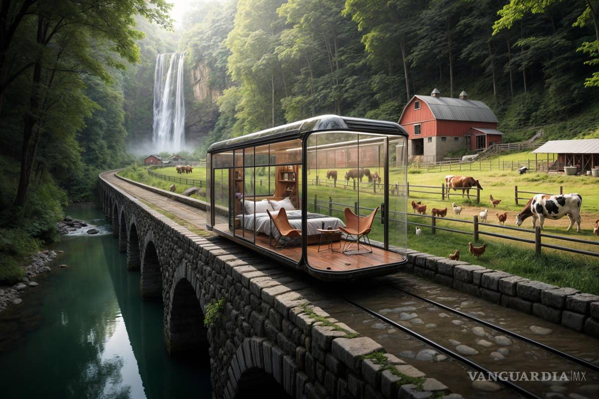 Conoce el proyecto Ecoline, un hotel con habitaciones móviles, rodantes y autónomas