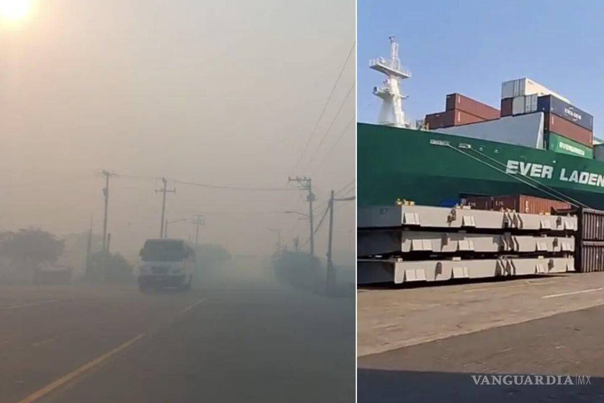 Derrame químico en puerto de Manzanillo afecta a 800 personas; nube tóxica cubre municipio