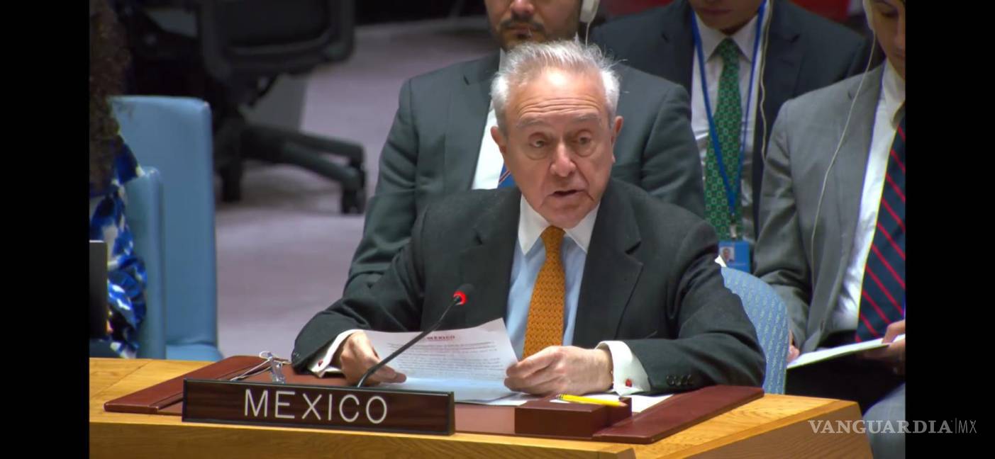$!Héctor Vasconcelos y Cruz, epresentante permanente de México ante la ONU.