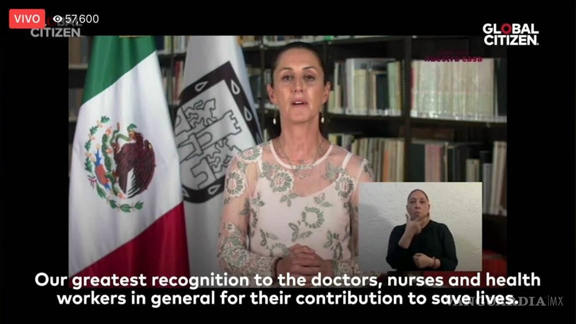 $!Así fue como ‘One World: Together at Home’ reconoció el trabajo del sector salud en México