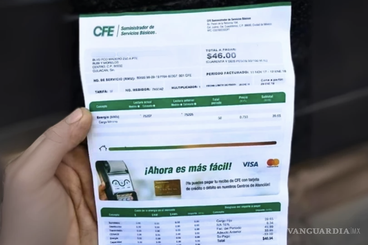 CFE: ¿Hay descuentos especiales para adultos mayores, personas con discapacidad o pensionados en el recibo de luz?
