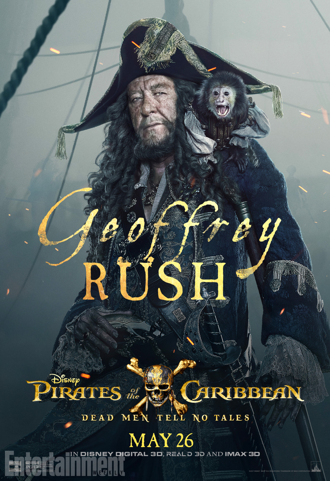 $!Aparecen nuevos posters de Piratas del Caribe 5