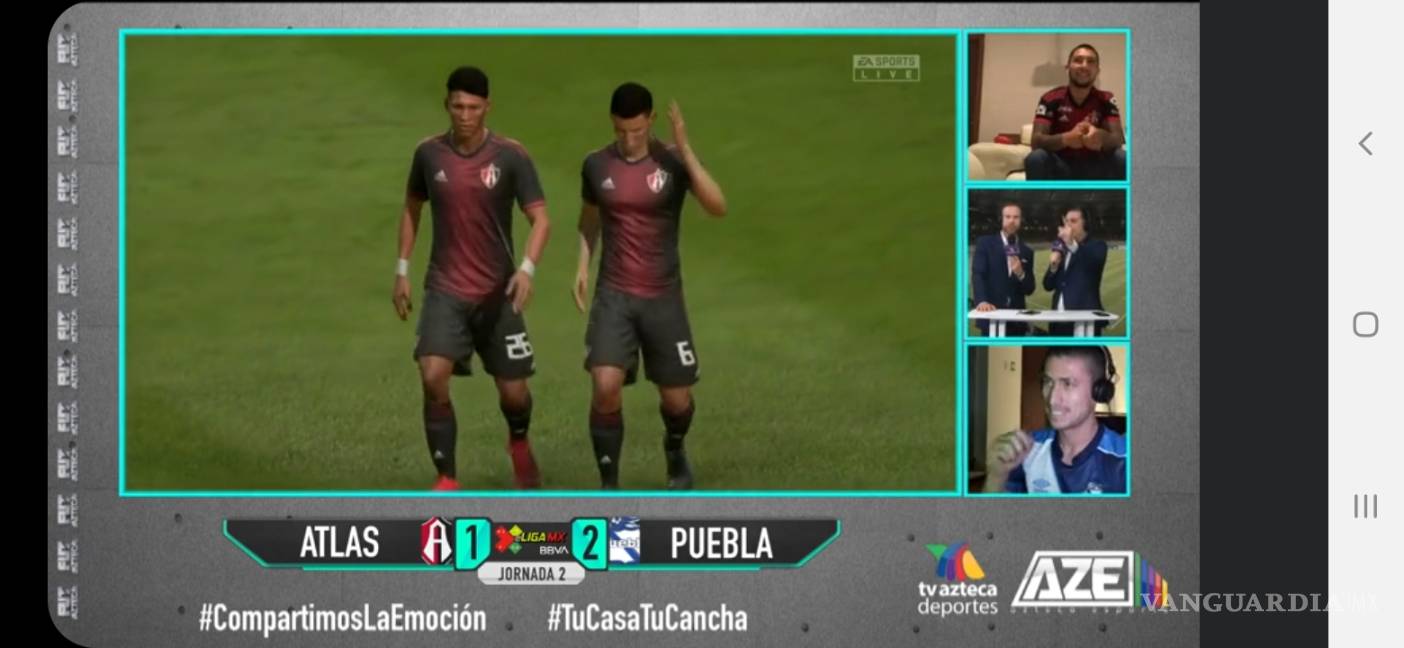 $!Ormeño y el Puebla toman la cima de la eLiga MX tras vencer al Atlas