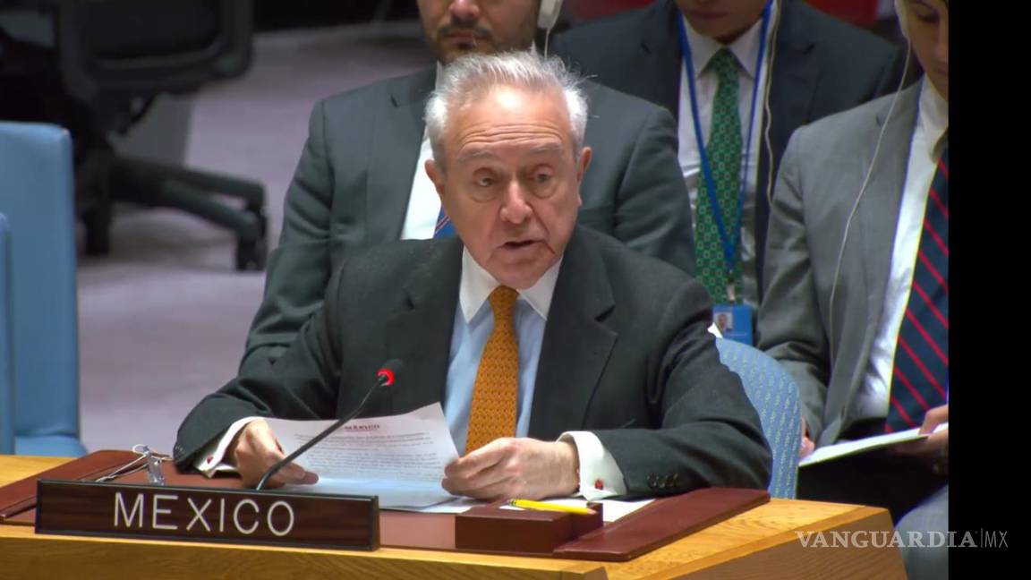 $!Héctor Vasconcelos y Cruz, epresentante permanente de México ante la ONU.